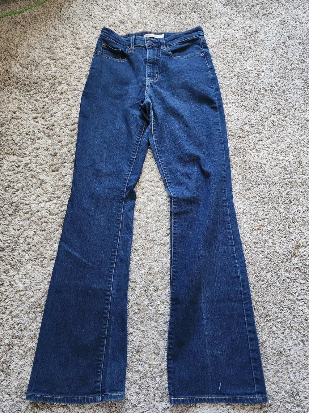 Levi’s 725 High Rise Bootcut Jeans Women’s 27 Dark Wash Stretch